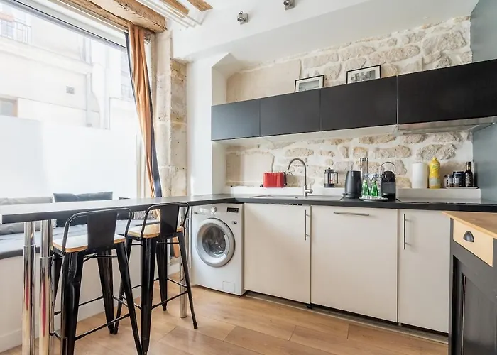 شقة Parisconciergerie - 1br With Ac باريس